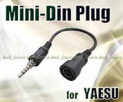 Mini-Din Plug For Yaesu VX-170 VX-177 VX-6R VX-7R Radio (44-Y7) • $12.87