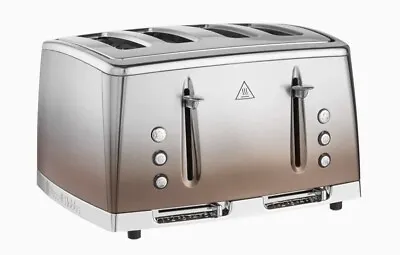 £39.99 • Buy Russell Hobbs Toaster 4 Slice , Fast Toasting, Copper Sunset, Eclipse 25143