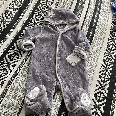 Tatty Teddy Design M And S  Baby Fleece All In One Age 3/6 Months • £4