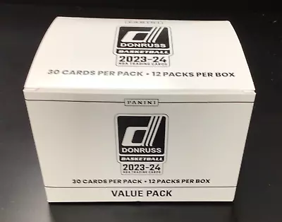 2023/24 Panini Donruss - BASKETBALL - NBA - CELLO BOX - 12 Packs Per Box • $84.95