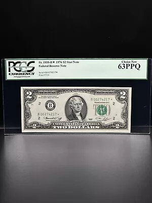 1976- $2 DOLLARS Bill STAR NOTE CHOICE NEW Very Nice Piece  • $165