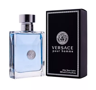 Versace Signature Pour Homme 3.4 Oz After Shave Lotion For Men New In Box • $34.98