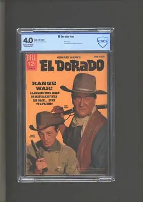 El Dorado #nn CBCS 4.0 Movie Classic John Wayne & Robert Mitchum Phot Cover 1967 • $114.99