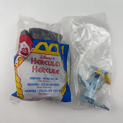 1996 New Sealed Disney Hercules # 1 Wind Titan Hermes McDonalds Happy Meal Toy • $5