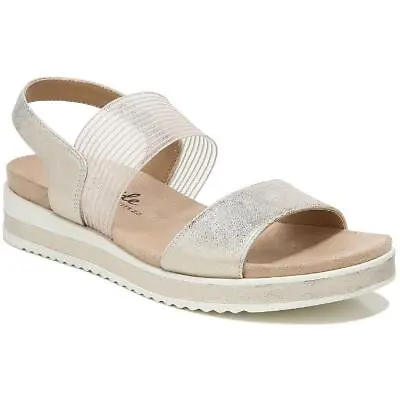 LifeStride Womens Zing Padded Insole Slip On Flatform Sandals Shoes BHFO 3710 • $40.99