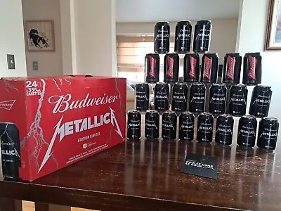 2015 Metallica / Budweiser 24 Empty Can Case • $80.74