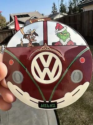 $5 • Buy How The Grinch Stole Christmas Themed! Vw BugVW Split Window Bus Vinyl Sticker!