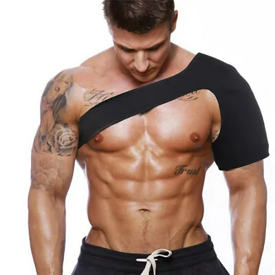 £6.93 • Buy Shoulder Brace Rotator Cuff Pain Relief Support Adjustable Belt Sleeve Men Women