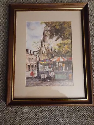 Framed Print Of New Orleans St. Louis Cathedral By Knut  Ken  Engelhardt  • $30