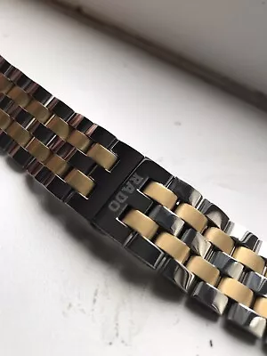 RADO Diastar Tungsten Turtle 18mm Strap Band Bracelet Gold Silver BARGAIN! • £34.99