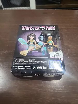Monster High Blocks Cleo De Nile Egyptian Mega Bloks Age Stocking Stuffer Lego • $0.99
