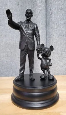 The Art Of Disney:  Partners  Bronze Statue Replica OPENED AND IN GOOD CONDITION • $300