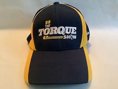 Navy Blue / Yellow Color Block The Torque Show Michelin Man Hat Cap New No Tags • $12.99