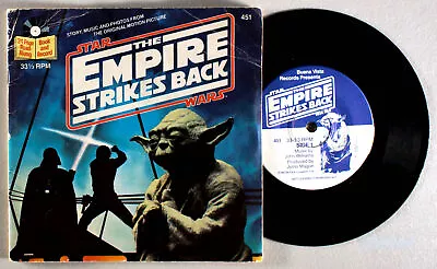 Star Wars - The Empire Strikes Back (7  Book) (1980) Vinyl 45 •PLAY-GRADED•  • $16.99