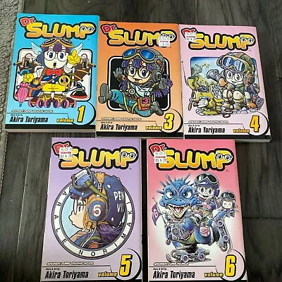 Dr Slump Manga English Vol 1 3 - 6 • $100