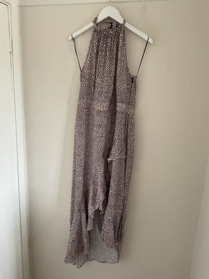 £1.20 • Buy Abbey Clancy Lipsy Bnwt Size 16 Pink Polka Dot Halter Neck Long Dress Polyester 