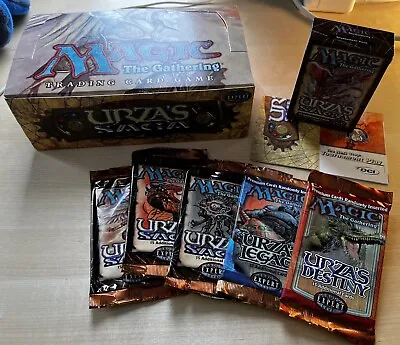 MTG Urza's Saga Booster Box (Empty) Starter Deck Box And Booster Wrappers • $299.95