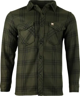 Jack Pyke Polar Fleece Shirt Mens S-3xl Hunting Shooting Casual Workwear Top • £19.95