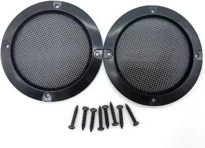 2PCS 3'' Black Round Speaker Grill Cover Woofer Guard Protector Cover Parts With • $16.24