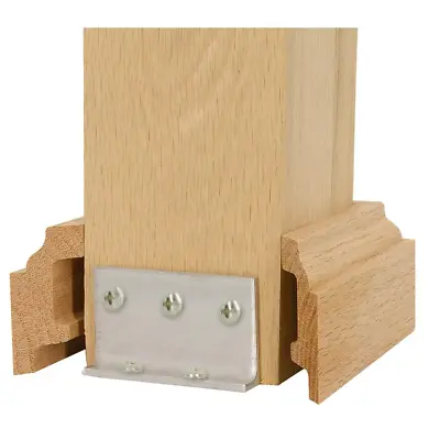 Stair Parts Box Newel Attachment Kit 5  Unfinished Red Oak • $40.84