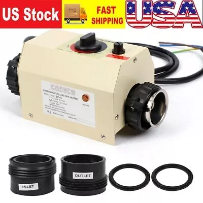 3KW Swimming Pool And SPA Heater Electric Heating Thermostat 220V • $98.22