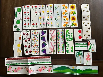 Lot Of Vintage 90's Mrs. Grossman's Stickers Flowers Garden Plants • $15.95