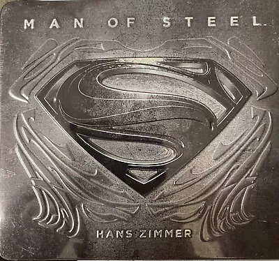 Man Of Steel Hans Zimmer Deluxe Edition Soundtrack Limited Edition Steel Case • $14