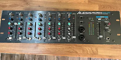 £86 • Buy Alesis Multimix 10 Wireless 10-channel Rackmount Mixer With Bluetooth