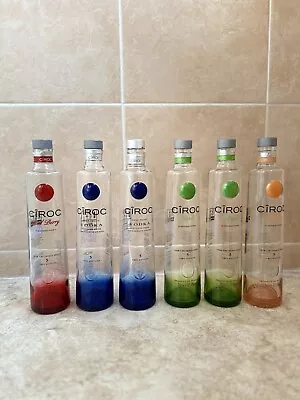 Empty 6x CIROC Vodka Bottle 70cl - Red Berry Mango Apple Snap Frost Craft • £30
