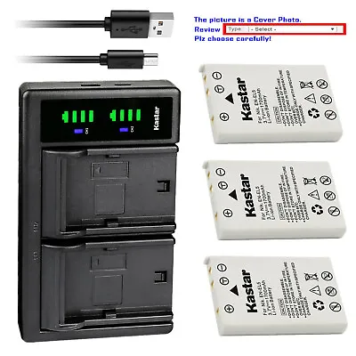 Kastar Battery LTD2 USB Charger For Nikon EN-EL5 ENEL5 CP1 And Nikon MH-61 MH61 • $9.99