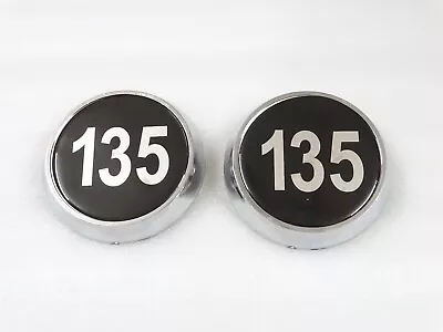 2x Plastic Bonnet Badge For Massey Ferguson 135 Tractor Medallion-3614 #13-27 • £37.07