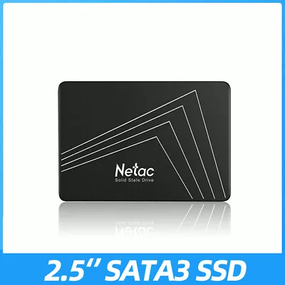 Netac 512GB 256GB Internal​ SSD 2.5'' SATA III 6GB/s Solid State Drive • £17.99