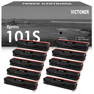 10PK MLT-D101S Black Toner Compatible For Samsung 101S ML-2160w ML-2166w ML-2160 • $100.89