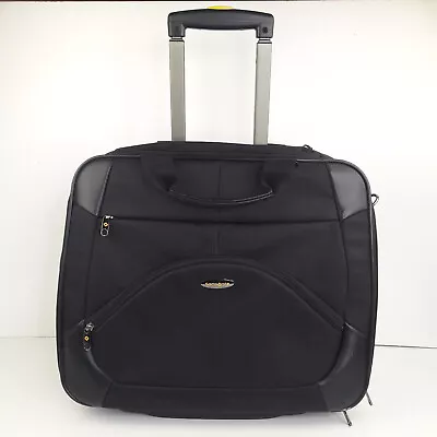 Samsonite Wheeled Laptop Bag Briefcase Document Travel Flight Case Cabin Size • £49.95
