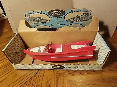 Vintage Fleet Line SEA ROCKET Battery Powered Boat BO With ORIGINAL BOX • $395