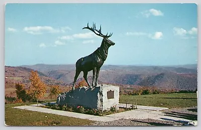 Postcard Elks War Memorial Mohawk Trail Massachusetts • $4.25