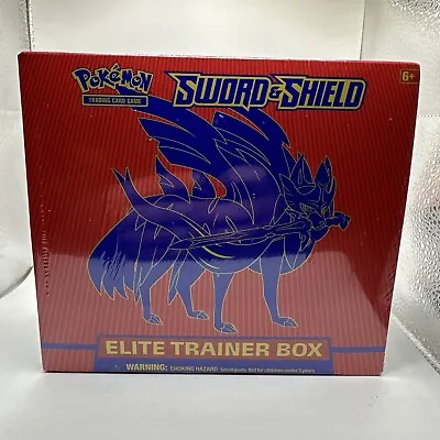 NEW SEALED Pokemon Zamazenta Sword And Shield ETB Elite Trainer Box • $70