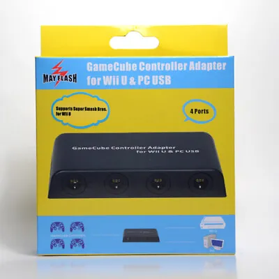 MAYFLASH GameCube Controller Adapter For Wii U And PC USB 4 Port • $29.99