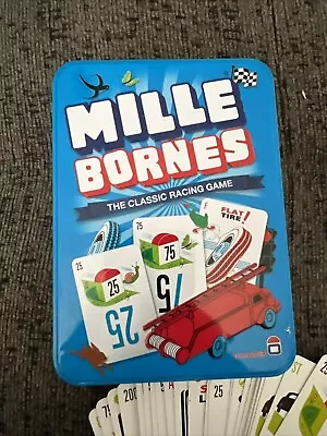 Mille Bornes Classic Auto Racing  Card Game By Dujardin In Tin Complete • $9