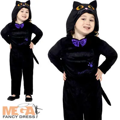 Cat Girls Fancy Dress Halloween Animal Kitten Toddler Infant Kids Childs Costume • £9.99