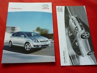 TOYOTA Corolla Verso Base Sol Executive Brochure + 2007 Price List • $7.52