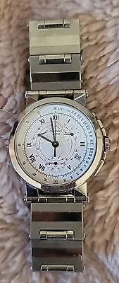 Movado Vizio Chronograph Wrist Watch For Men 84.C5.898 As Found Untested • $380