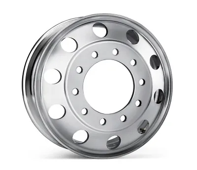 22.5 X 8.25 Aluminum HD Truck Trailer Wheel Rims Hub Alcoa Style 10 Lug Polished • $248