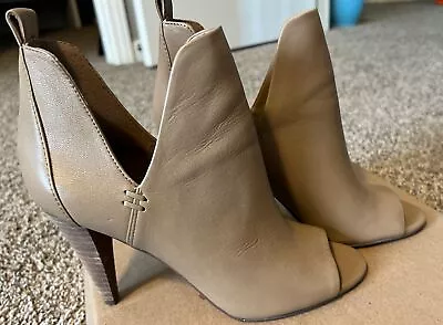 Used Vince Camuto Leather Open Toe Heel Boot 7.5 • $15