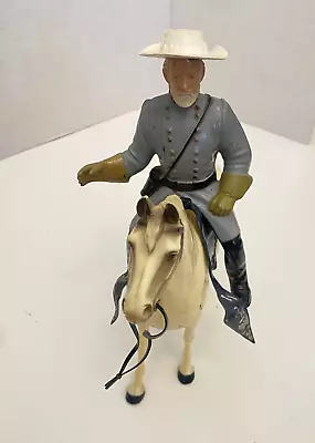 Vintage  Hartland Plastics Robert E Lee & His Horse With Saddle • $9.99