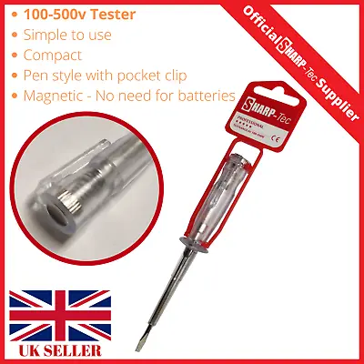 £3.99 • Buy Sharp-Tec Electrical Tester Pen Screwdriver Insulated Voltage Testing Power