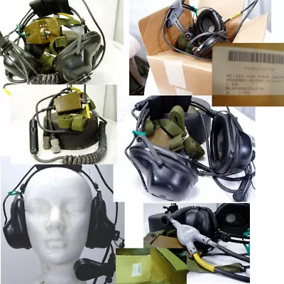 Military Headset With Boom Mic And Chest Switch • $69.50