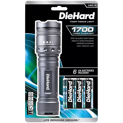 Diehard 1 700 Lumen Twist Focus Flashlight (DIE416123) • $32.79