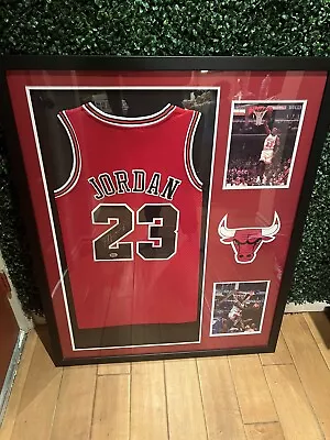 Michael Jordan Chicago Bulls Framed/ Signed Jersey • $2000