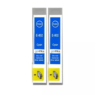 £6.55 • Buy 2 Cyan Ink Cartridges For Epson Stylus Photo PX650 PX730WD R265 RX585